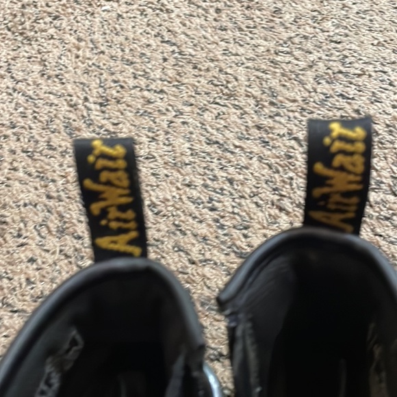 Doc Martens Dr. Martens Black Junior 1460 Softy T Leather Lace Up Boots Size 3 - Picture 4 of 5